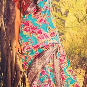 Organza Silk Saree 1208.4